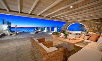 Kanalia Mykonos Villa Astalia with sunset view