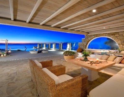Kanalia Mykonos Villa Astalia with sunset view
