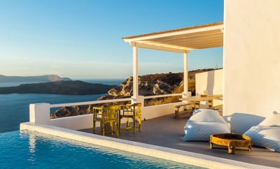 Caldera Villa Volca: sunset and volcano view Santorini