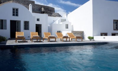 Santorini Villa Mela at the Old Winery Factory