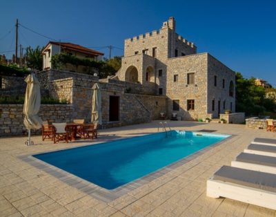St. Basil’s Stone Castle Villa Gytheio with private pool