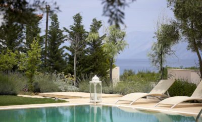 Evia contemporary Villa Aeon for 18 guests with pool