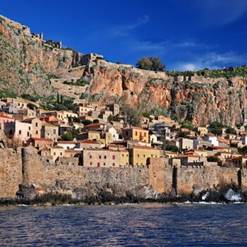 Monemvasia | Lakonia, Peloponnese The village of Monemvasia in Laconia, Peloponnese is one of the fairytale like places of Greece, by Rent A Greek Villa