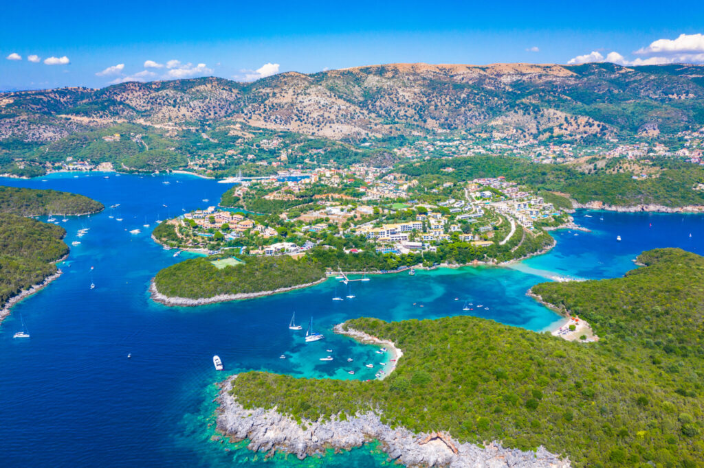 Sivota Thesprotias | Travel guide by Rent A Greek Villa Aerial photo of the coastal village of Sivota in Thesprotia