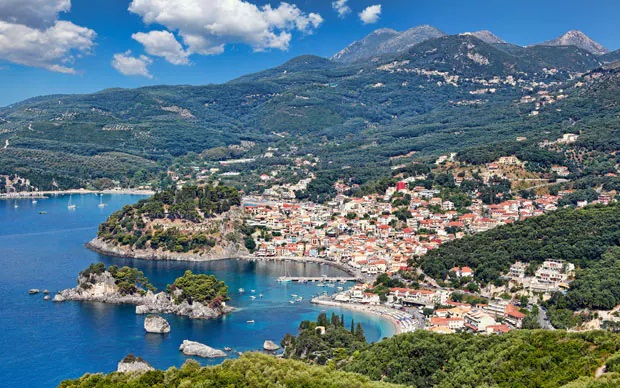 Epirus | villages and towns Aerial photo of Parga, found in the blog post villages and towns of Epirus Region.