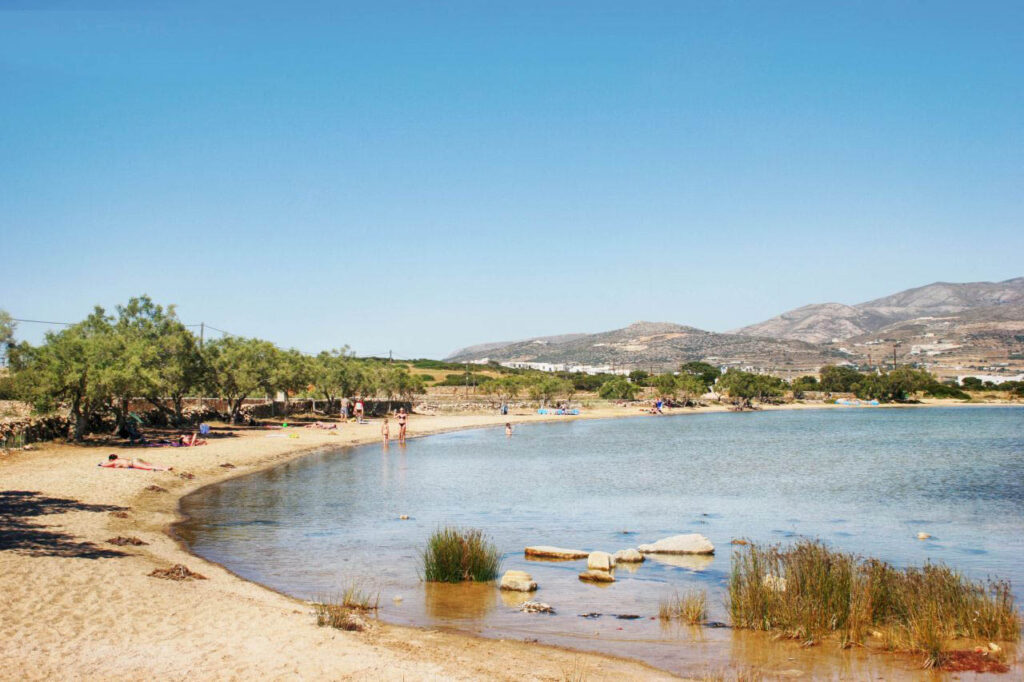 Antiparos guide | Top 10 Beaches by Rent A Greek Vilal Agios Spyridonas Beach in Antiparos